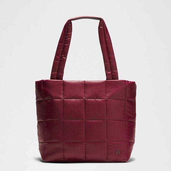 NWT Lululemon Quilted Grid Tote Bag 12L - Deep Luxe - Picture 1 of 10